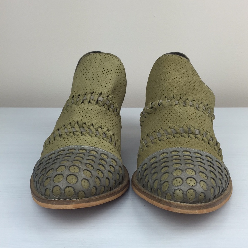 Rebels - Charlise - Distressed Leather Booties - Picture 5 of 8